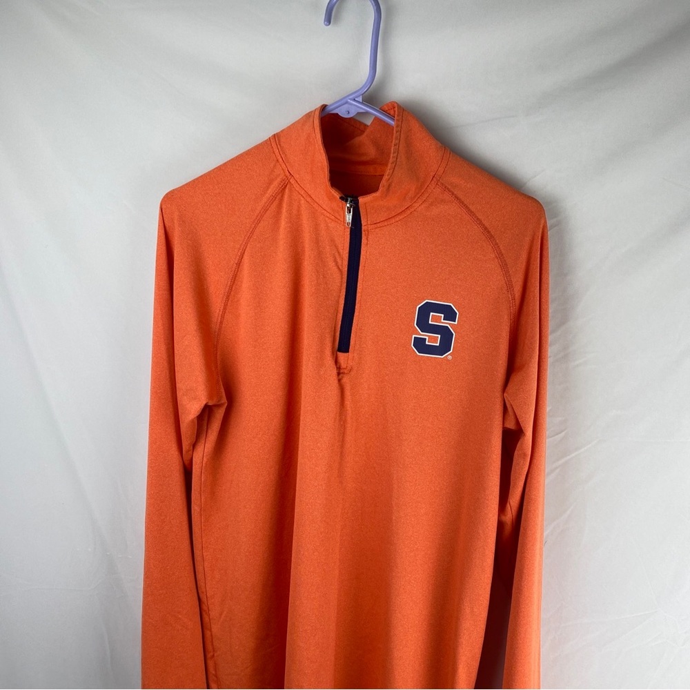 Champion Men's Authentic Long Sleeve Script Logo T-Shirt Red  Size Medium